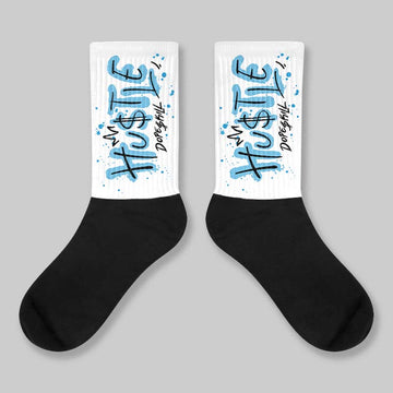 Denim 4s DopeSkill Sublimated Sock Hustle Graphic