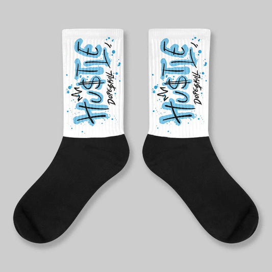 Denim 4s DopeSkill Sublimated Sock Hustle Graphic