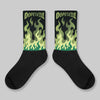 Foamposite One "Pine Green" DopeSkill Sublimated Sock FIRE Graphic