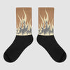 Jordan 6 WMNS Gore-Tex Brown Kelp DopeSkill Sublimated Socks FIRE Graphic Streetwear