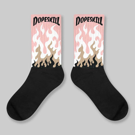 AIR FORCE 1 LINEN DopeSkill Sublimated Sock FIRE Graphic