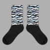 Jordan 6 “Reverse Oreo” DopeSkill Sublimated Socks Abstract Tiger Graphic Streetwear