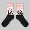 Rust Pink 1s 2025 DopeSkill Sublimated Sock FIRE Graphic