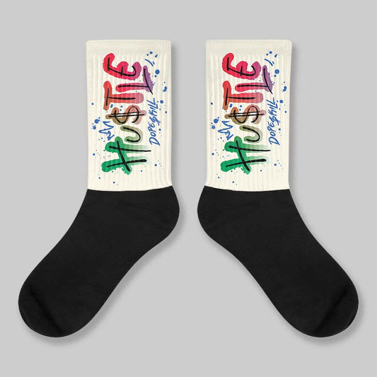 “285” Atlanta 11s DopeSkill Sublimated Sock Hustle Graphic