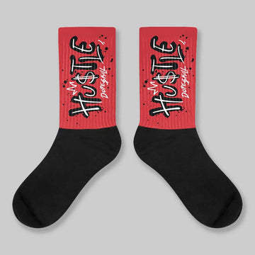 “Bloodline” 12s DopeSkill Sublimated Socks Hustle Graphic