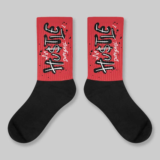 “Bloodline” 12s DopeSkill Sublimated Socks Hustle Graphic