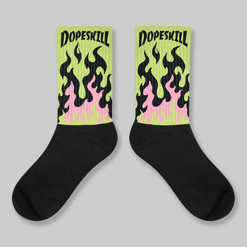 OG Chase B x Jumpman Jack DopeSkill Sublimated Sock FIRE Graphic