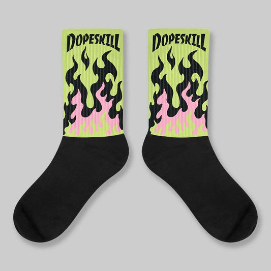 OG Chase B x Jumpman Jack DopeSkill Sublimated Sock FIRE Graphic