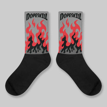 Shadow 10s DopeSkill Sublimated Sock FIRE Graphic