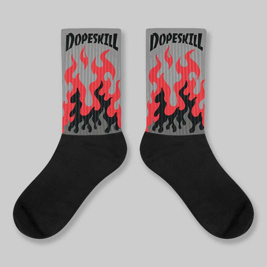 Shadow 10s DopeSkill Sublimated Sock FIRE Graphic