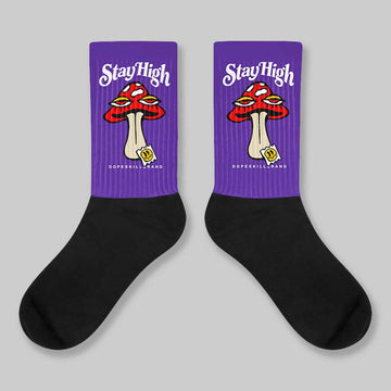 PURPLE Collection DopeSkill Sublimated Socks Stay High Graphic