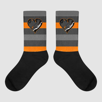 Jordan 3 Retro 'Fear Pack' DopeSkill Sublimated Socks Horizontal Stripes Graphic Streetwear