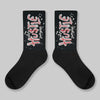 Black Cement 3s DopeSkill Sublimated Sock Hustle Graphic