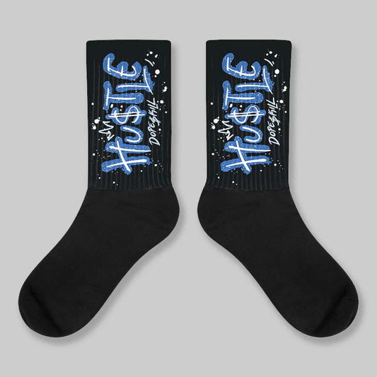 Awake NY x Racer Blue 5s DopeSkill Sublimated Sock Hustle Graphic