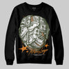 Olive Sneakers DopeSkill Sweatshirt Money Longer Graphic Streetwear - Black