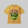 Hellfire DopeSkill Premium T-shirt Streetwear - Mustard