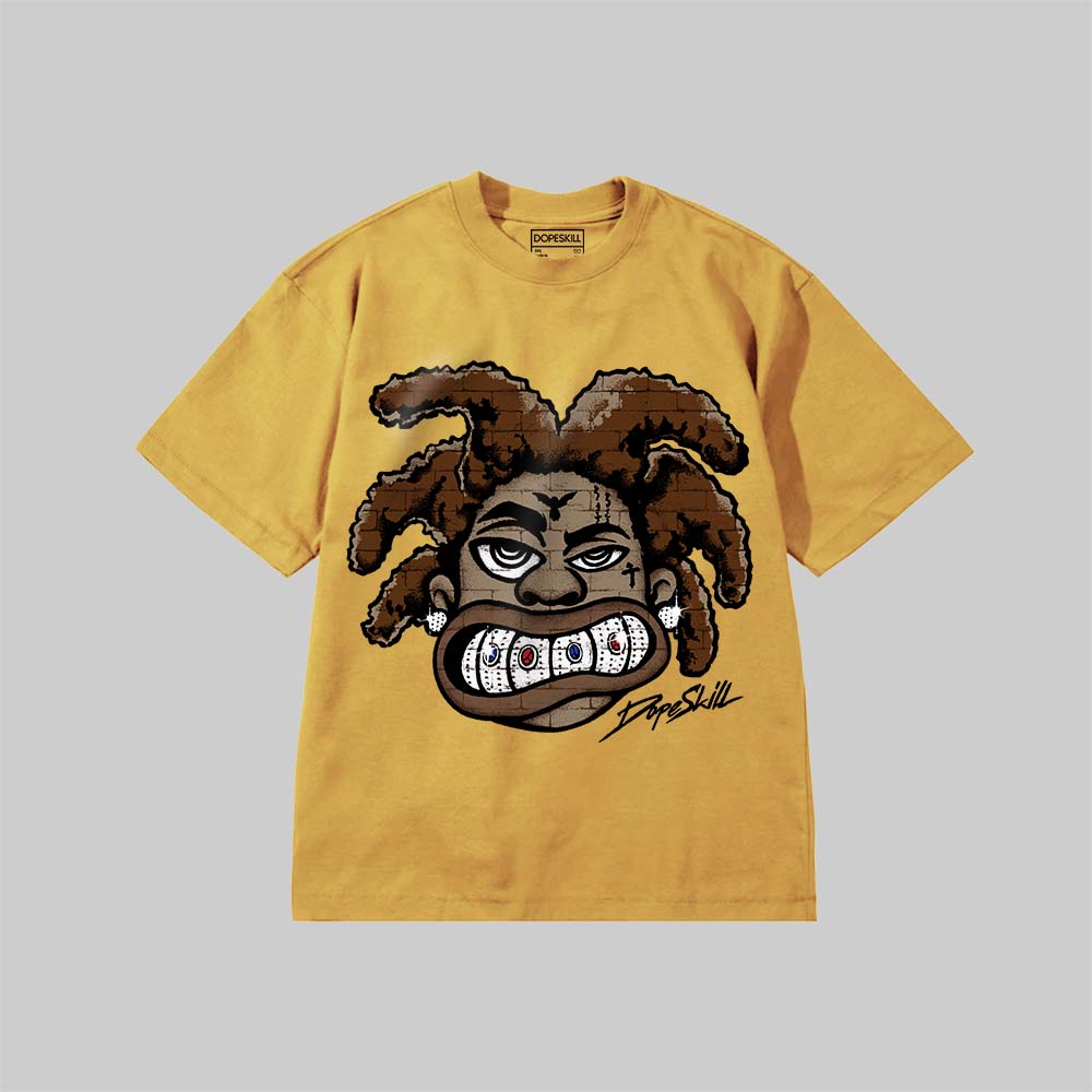 GLITZ GREMLIN DopeSkill Premium T-shirt Streetwear - Mustard
