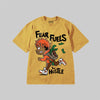 Fear Fuels The Hustle DopeSkill Premium T-shirt Streetwear - Mustard
