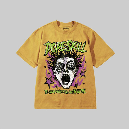 Root of Evil DopeSkill Premium T-shirt Streetwear - Mustard