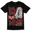 Jordan 13 “Dune Red” DopeSkill T-Shirt Real Ones Move In Silence Graphic Streetwear Black