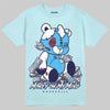 Dunk Low GS “Glacier Blue” DopeSkill Chambray T-shirt MOMM Bear Graphic Streetwear