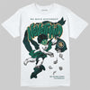 Jordan 4 Retro Oxidized Green DopeSkill T-Shirt Nevermind Graphic Streetwear - White