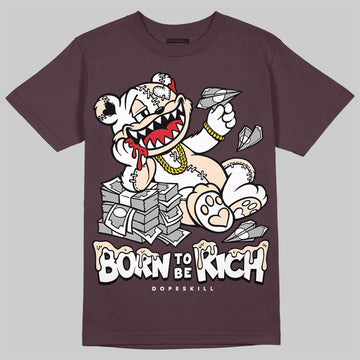 A Ma Maniere x Air Jordan 4 "Phantom" DopeSkill Maroon T-shirt Born To Be Rich Graphic Streetwear