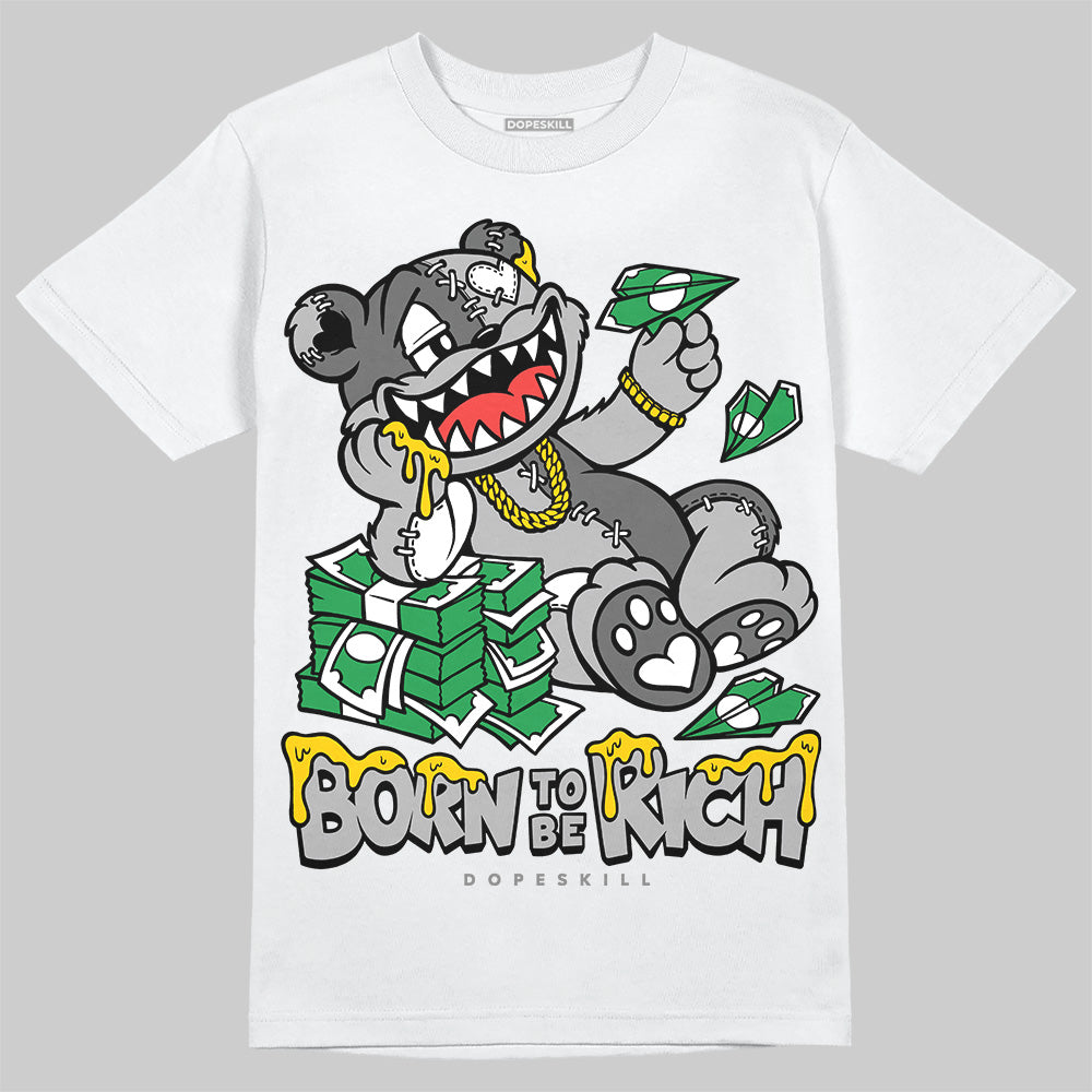 New Balance 2002R ‘Steel Orca’ DopeSkill T-Shirt Born To Be Rich Graphic Streetwear - White 