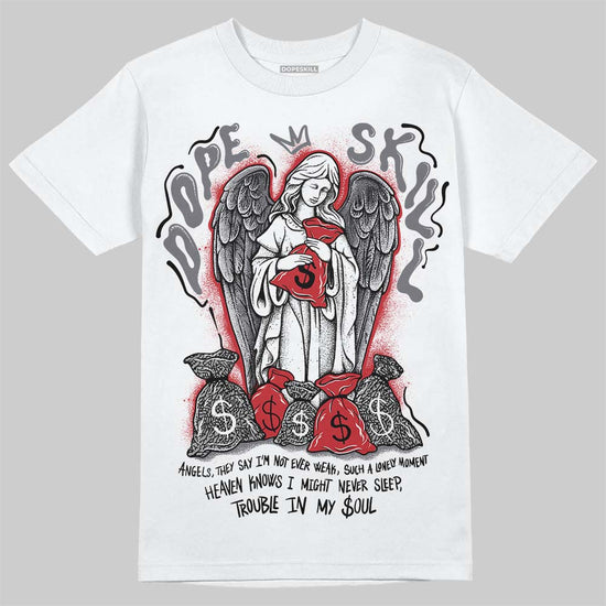 Jordan 3 “Cement Grey” DopeSkill T-Shirt Angels Graphic Streetwear - White 