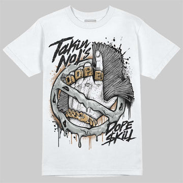 New Balance 1906R ‘White Gold’ DopeSkill T-Shirt Takin No L's Graphic Streetwear - White