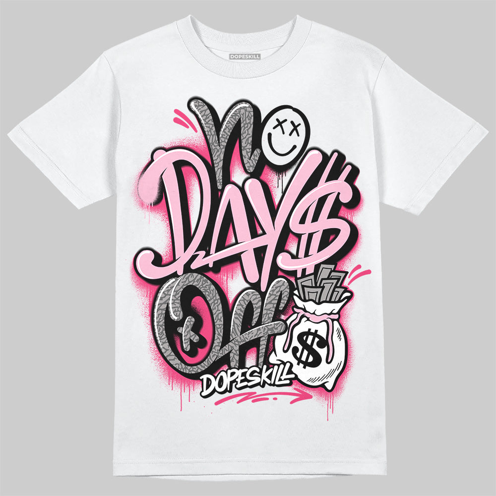 Jordan 3 “Wings” DopeSkill T-Shirt No Days Off Graphic Streetwear - White