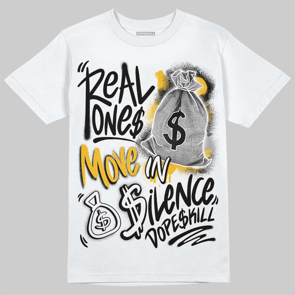 Air DT Max '96 Black White (2024) DopeSkill T-Shirt Real Ones Move In Silence Graphic Streetwear - White