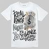 New Balance 1906R ‘White Gold’ DopeSkill T-Shirt Real Ones Move In Silence Graphic Streetwear - White