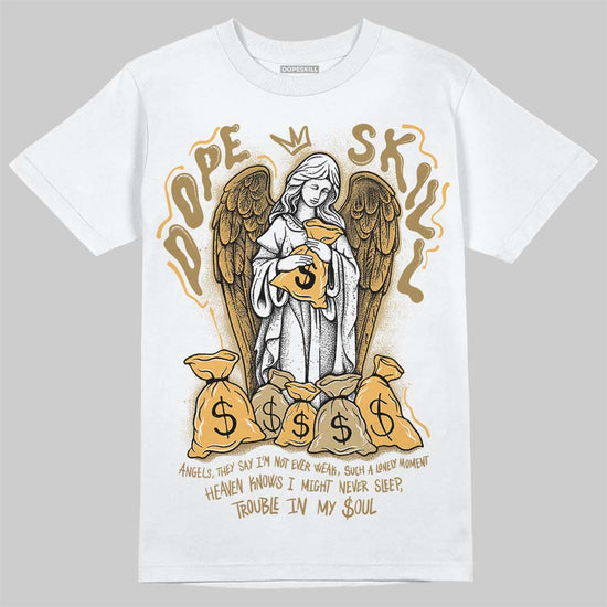 Jordan 6 “Pearl” DopeSkill T-Shirt Angels Graphic Streetwear - White 