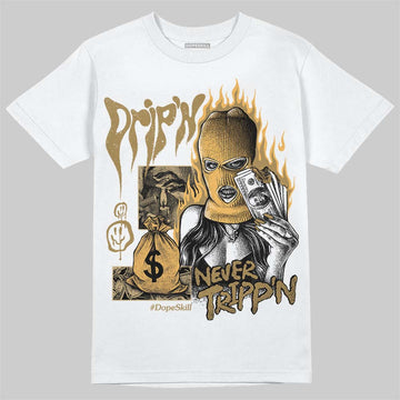 Jordan 6 “Pearl” DopeSkill T-Shirt Drip'n Never Tripp'n Graphic Streetwear - White