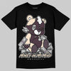 A Ma Maniére x Air Jordan 3 "Burgundy Crush" DopeSkill T-Shirt MOMM Bear Graphic Streetwear - Black