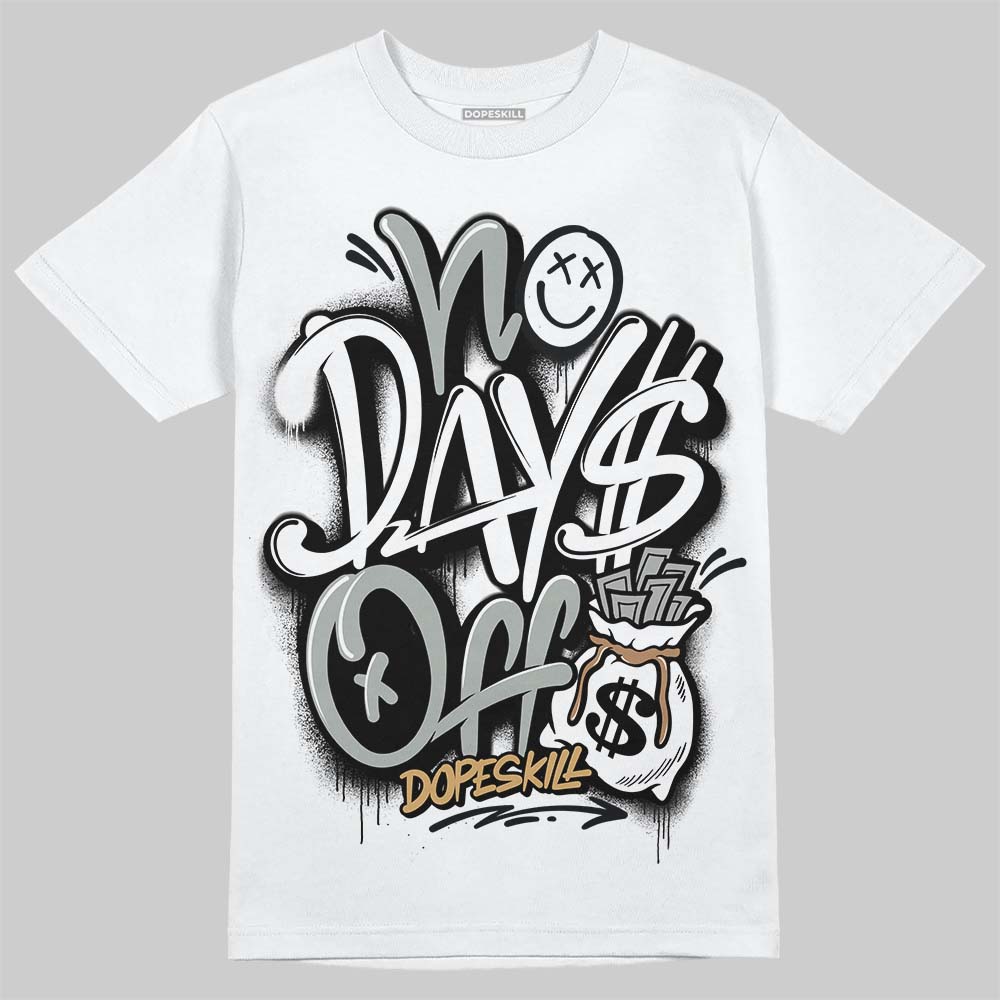 New Balance 1906R ‘White Gold’ DopeSkill T-Shirt No Days Off Graphic Streetwear - White