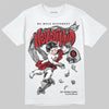 New Balance 1906R Silver Classic Crimson DopeSkill T-Shirt Nevermind Graphic Streetwear - White 