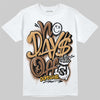 Jordan 1 High OG Black Metallic Gold DopeSkill T-Shirt No Days Off Graphic Streetwear - White 