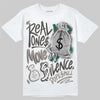 New Balance 2002R Protection Pack "Rain Cloud" DopeSkill T-Shirt Real Ones Move In Silence Graphic Streetwear - White