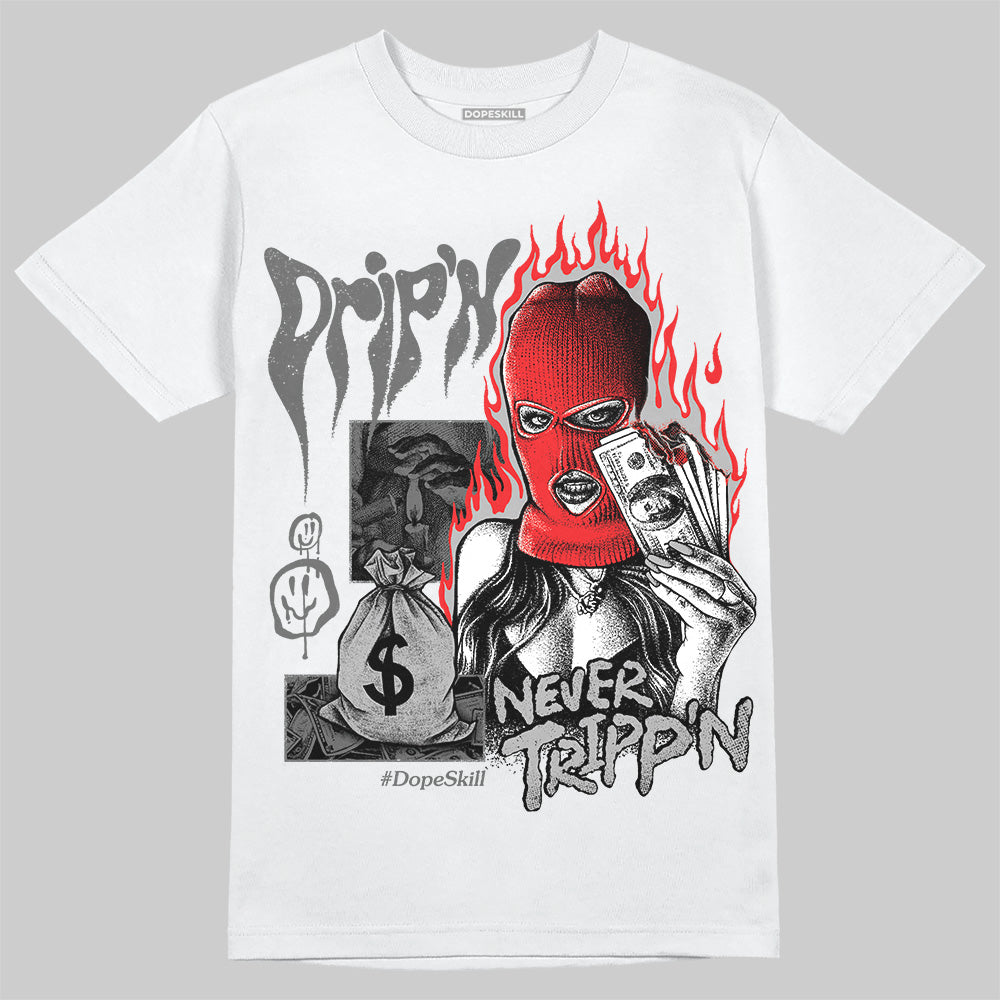 New Balance 2002R ‘Steel Orca’ DopeSkill T-Shirt Drip'n Never Tripp'n Graphic Streetwear - White