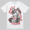 New Balance 1906R Silver Classic Crimson DopeSkill T-Shirt Smile Through The Pain Graphic Streetwear - White 