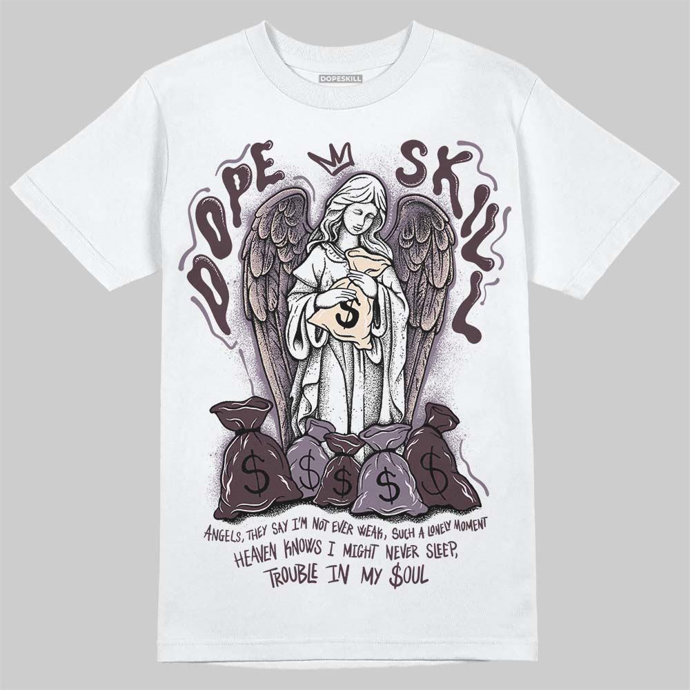 A Ma Maniere x Air Jordan 4 "Phantom" DopeSkill T-Shirt Angels Graphic Streetwear - White