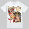 Jordan 6 “Pearl” DopeSkill T-Shirt Looking For Love Graphic Streetwear - White 