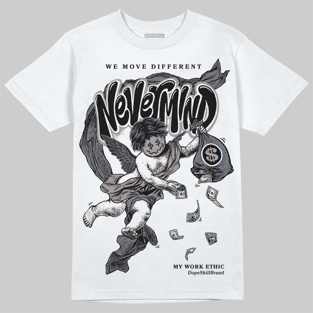 Lanvin Curb Sneakers White Anthracite DopeSkill T-Shirt Nevermind Graphic Streetwear - White