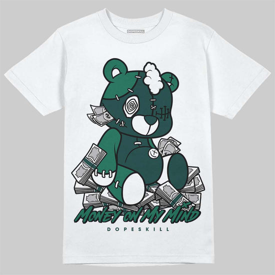 Jordan 4 Retro Oxidized Green DopeSkill T-Shirt MOMM Bear Graphic Streetwear - White