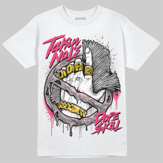 Jordan 3 “Wings” DopeSkill T-Shirt Takin No L's Graphic Streetwear - White