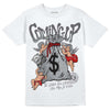 Jordan 4 Retro 'Wet Cement' DopeSkill T-Shirt Money Bag Coming Up Graphic Streetwear - White