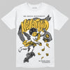 New Balance 9060 Varsity Gold (GS) DopeSkill T-Shirt Nevermind Graphic Streetwear - White