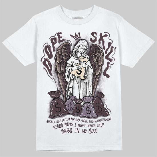 A Ma Maniére Air Jordan 3 "Burgundy Crush" DopeSkill T-Shirt Angels Graphic Streetwear - White